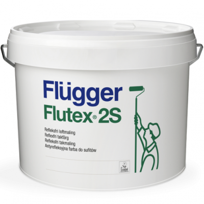 Краска для потолков глубоко-матовая Flugger Flutex 2S (Дания)