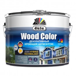 Dufa Wood Color (Дюфа Вуд Колор) кроющий антисептик Серый шёлк 9 литров