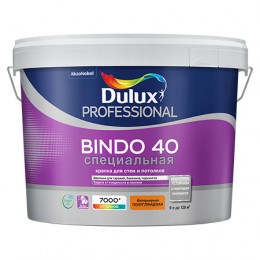 Краска Dulux Bindo 40 Специальная Полуглянцевая 9 л BW