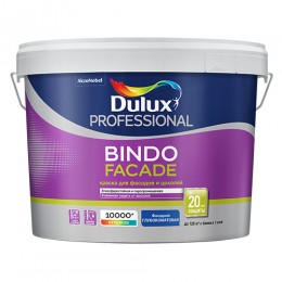 Краска Dulux Bindo Fasade Глубокоматовая 9 л BC