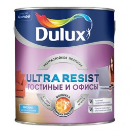 Краска Dulux Ultra Resist Гостиные и Офисы 10 л База BW