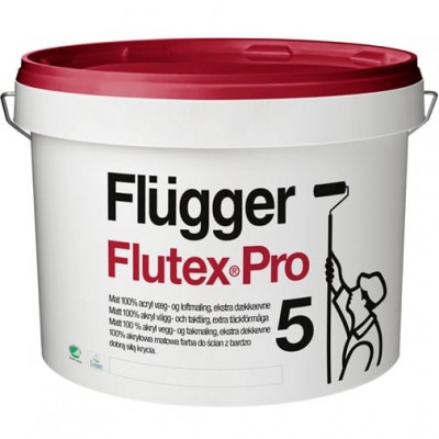 Матовая краска для стен и потолков Flugger Flutex Pro 5: особенности, применение и преимущества.