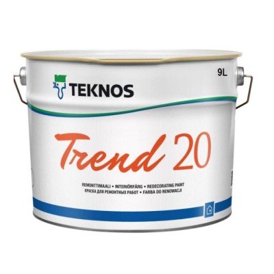 Краска Teknos TREND 20 интерьерная акрилатная (Финляндия) РМ1