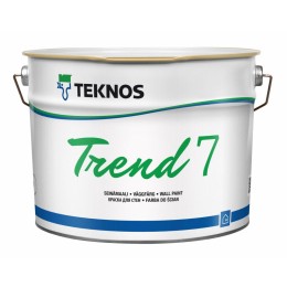 Краска Teknos TREND 7 интерьерная матовая для внутренних работ 9 л РМ1