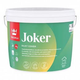 Краска Tikkurila Joker гипоаллергенная для стен и потолков Матовая 9 л. База (C:)